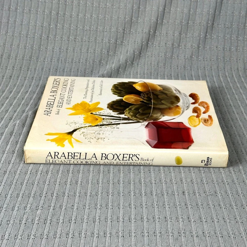 Arabella Boxer Book of Elegant Cooking and Entertaining Hardcover Cookbook Italy